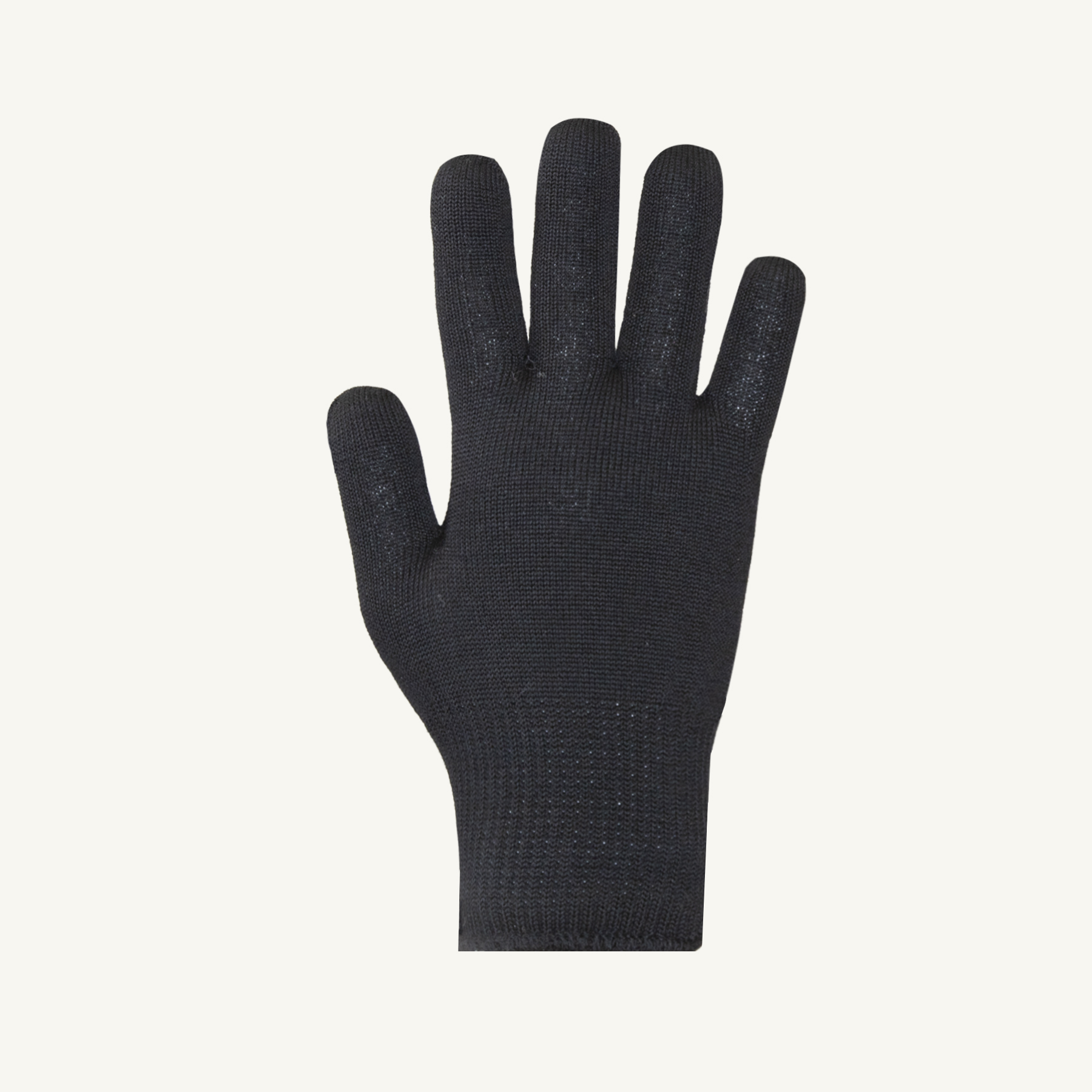 Superior Glove® Sure Knit™ S13MW Black Merino Wool Liner Gloves